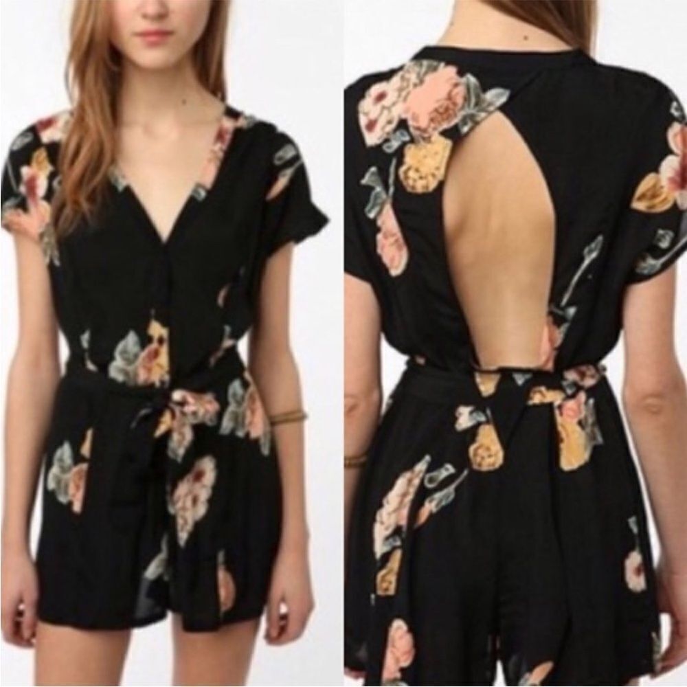 Staring At Stars Floral Print Romper